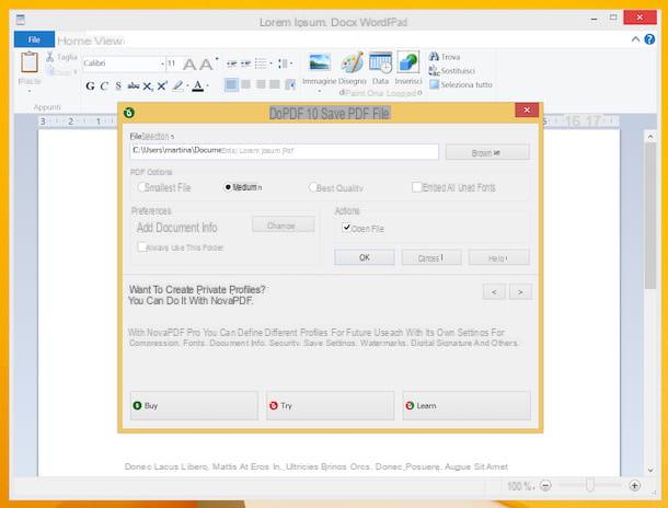 Comment convertir Word en PDF gratuitement