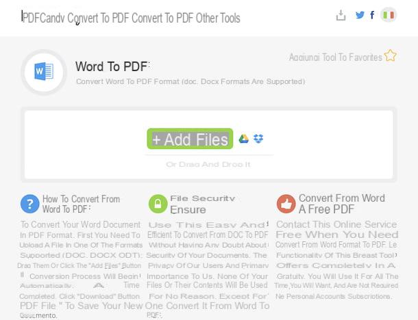 Come convertire Word in PDF gratis