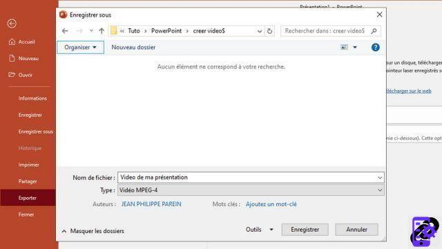 Comment enregistrer are slideshow PowerPoint en video ?