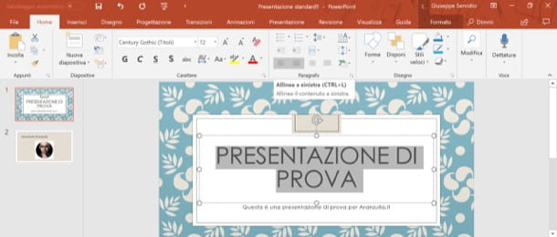 Cómo alinear en PowerPoint