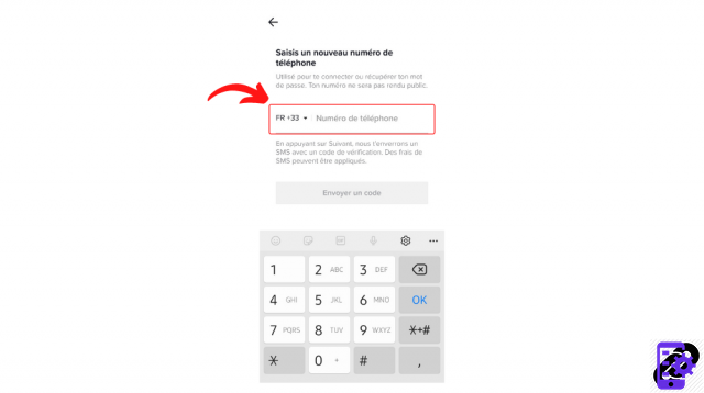 Como alterar seu número de telefone no TikTok?