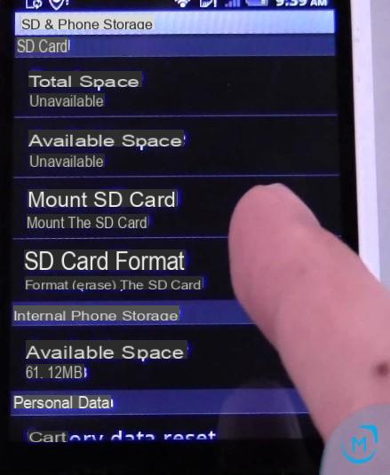 Como formatar o cartão SD Android. androidbasement - Site Oficial