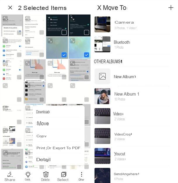 How to move photos in Gallery