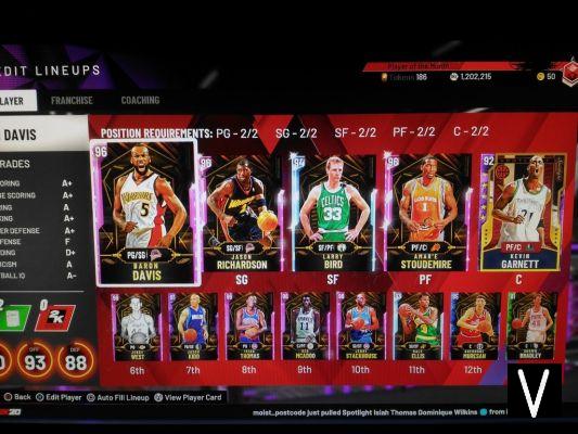 NBA 2K My Team : Guia para os Desafios da Semana 34