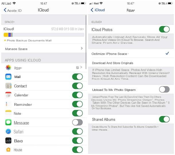 Cómo archivar fotos en iCloud