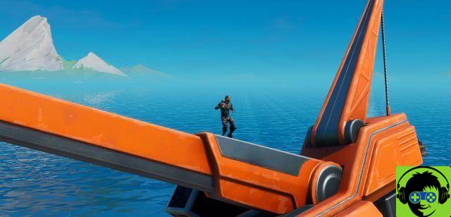 Onde dançar no guindaste em Rickety Rig em Fortnite Capítulo 2 Temporada 3