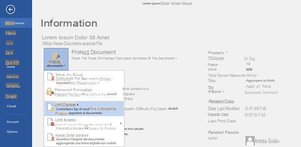 Come proteggere un file Word