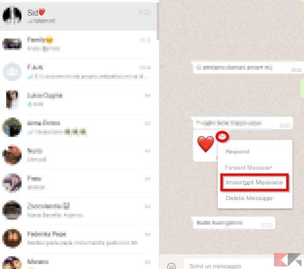 Messaggi importanti Whatsapp: guida completa