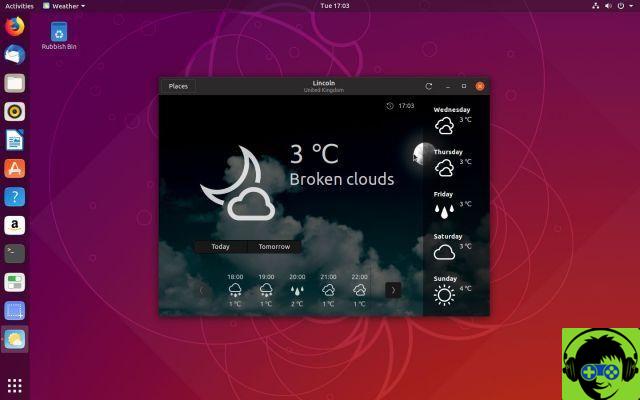 Cómo ver y saber el pronóstico del tiempo y el clima en Ubuntu Linux