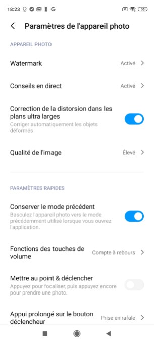 How to turn off watermark on photos on your Xiaomi smartphone?