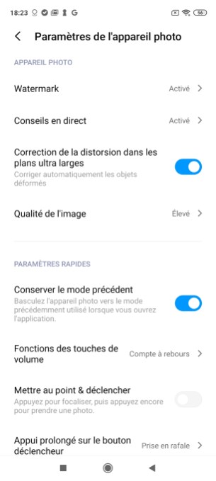 Como desativar a marca d'água em fotos em seu smartphone Xiaomi?