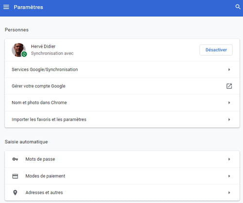 Borrar contraseñas guardadas en Google Chrome