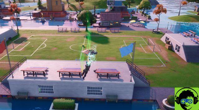 Onde coletar anéis flutuantes em Pleasant Park em Fortnite Capítulo 2 Temporada 3 Semana 4