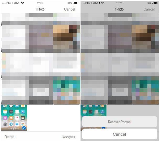 Come recuperare foto sparite da Galleria