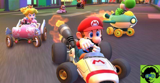 Mario Kart Tour - Como acertar cinco hits com o Super Horn