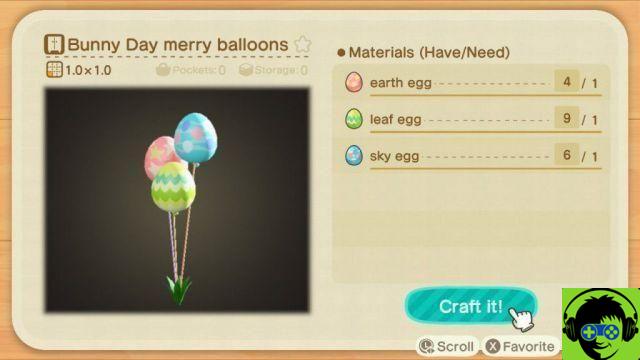Animal Crossing: New Horizons - Come ottenere progetti e oggetti artigianali per la festa di Pasqua