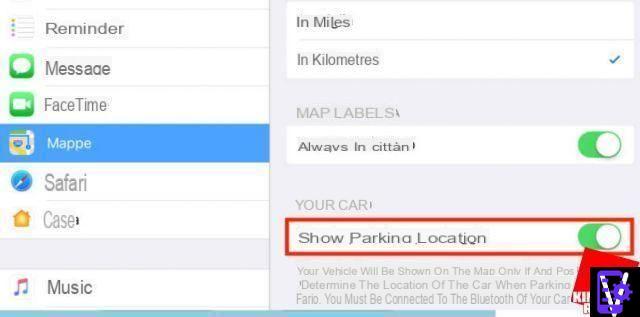 Application gratuite de localisation de voiture
