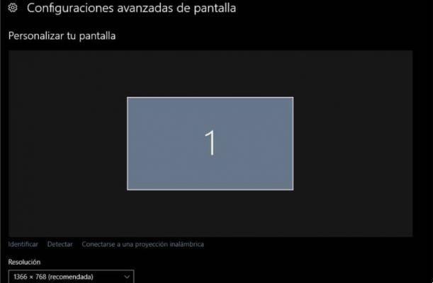 Cómo mover o extender la pantalla hacia la izquierda en Windows 10
