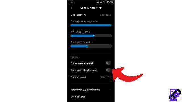 How to turn off vibrations in silent mode on an Android smartphone?