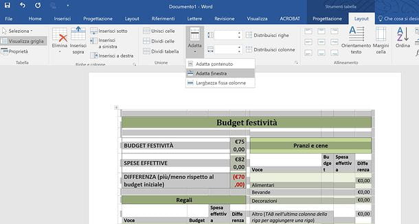 How to insert Excel table in Word