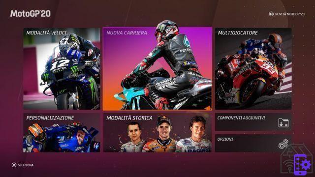 Revisão emocionante na pista do MotoGP 20