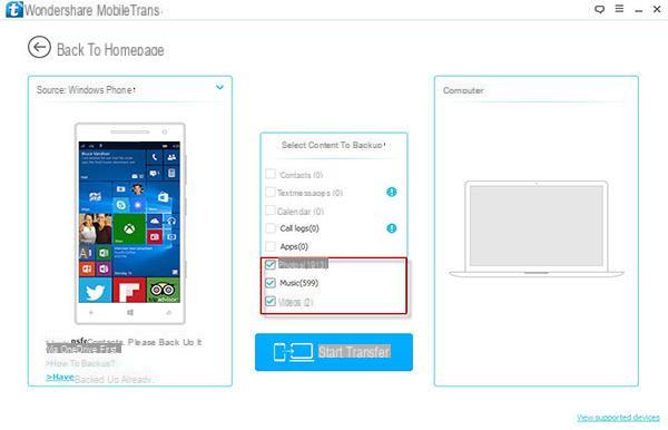 Copia de seguridad y restauración de Nokia Lumia en PC y Mac -