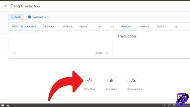 How to clear the Google Translate translation history?