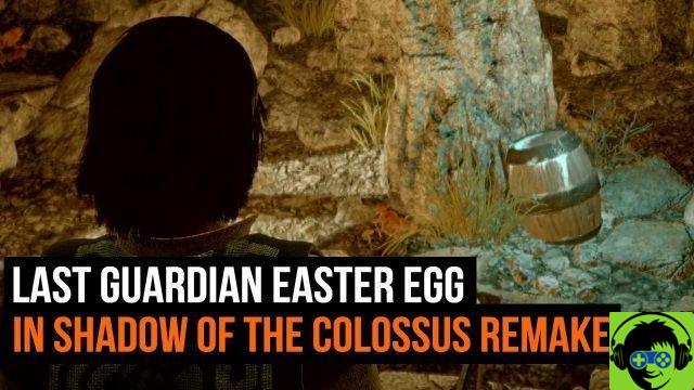 The Last Guardian in Shadow of the Colossus: Easter Egg
