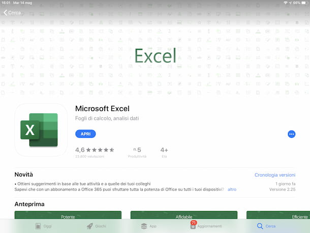 Comment utiliser Excel sur iPad
