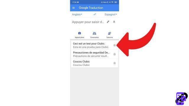 How to save a translation on Google Translate?