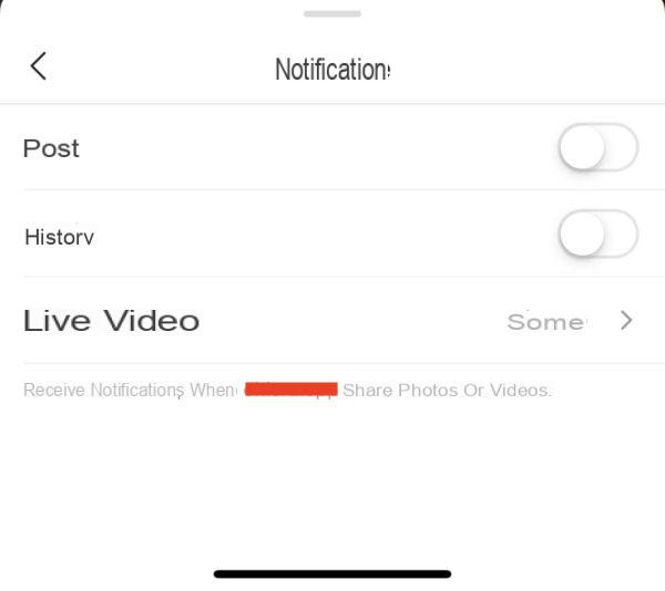 How to activate notifications per person on Instagram
