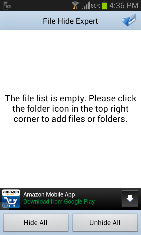 Hide Files or Folders on Android