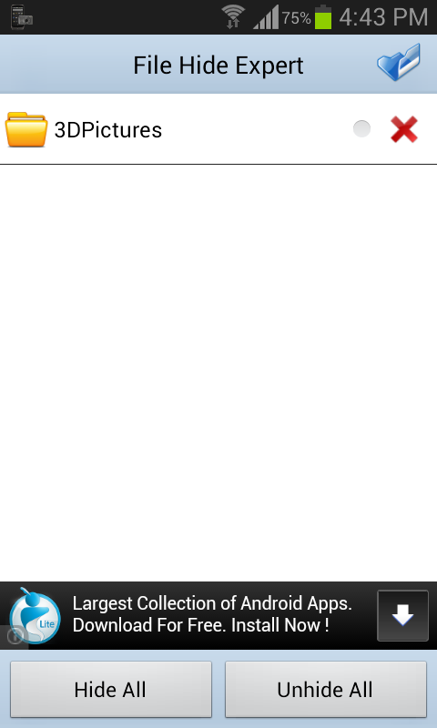 Hide Files or Folders on Android