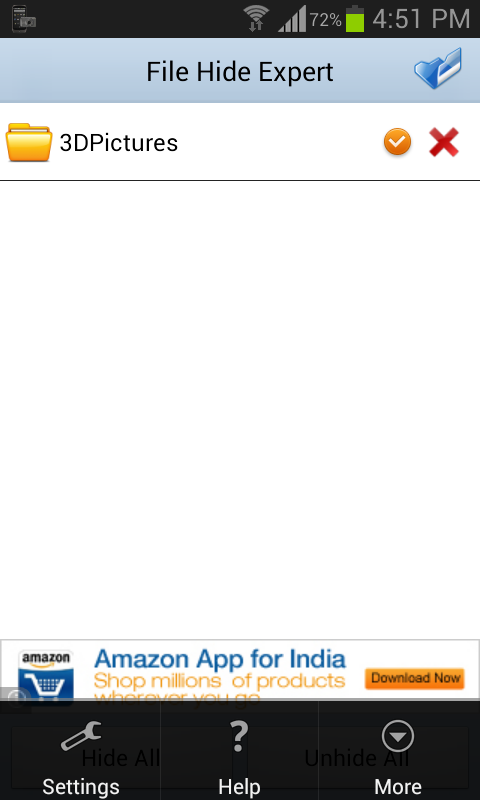Hide Files or Folders on Android