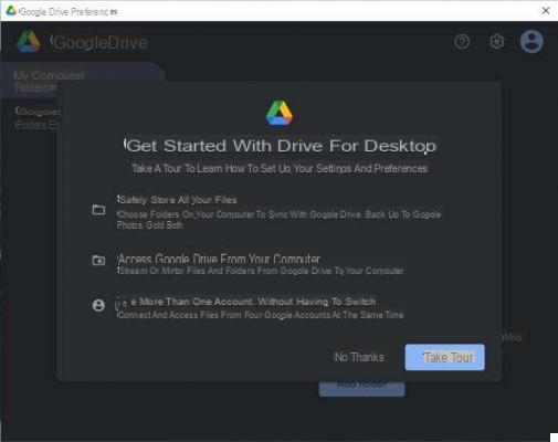 Google Drive for desktop: backup Photo and multi-account