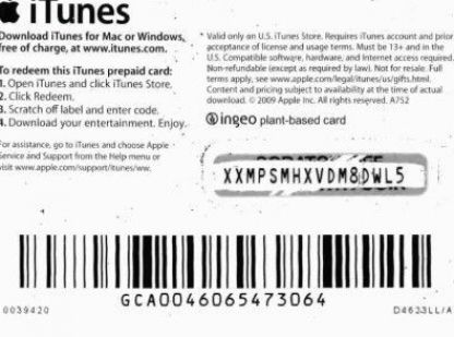 Free itunes gift cards