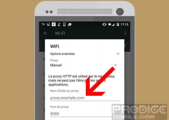 How to configure a proxy on your Android smartphone