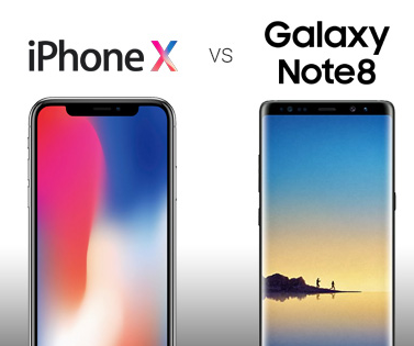 Comparison between iPhone X and Galaxy Note 8: which one to buy?