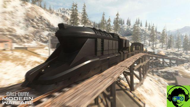 Você pode dirigir o trem de saque em Call of Duty: Warzone?
