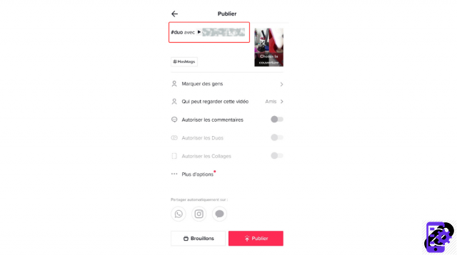 How to create a duo on TikTok?