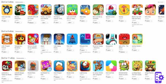 Las mejores aplicaciones y juegos para iPhone / iPad para niños