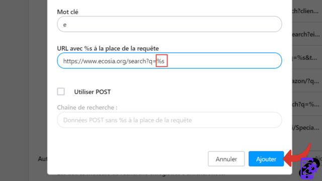 How to change the search engine on Opera?