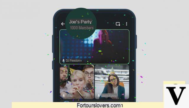 Telegram si aggiorna: videochiamate con 1000 utenti