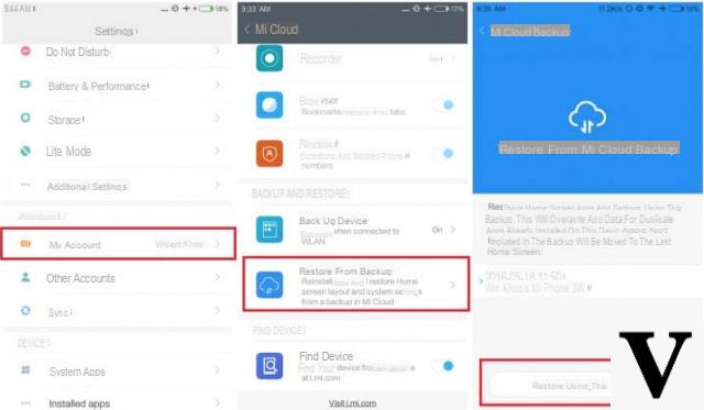 Copia de seguridad y restauración de Xiaomi MI y Redmi en PC / Mac -