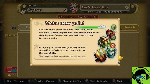 Final Fantasy Crystal Chronicles - Como adicionar amigos, o que é um registro de viagens