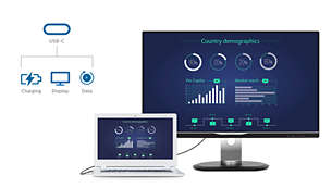 Moniteur : choix des connexions