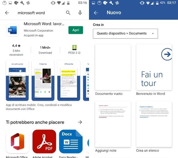 Comment utiliser Word sur mobile