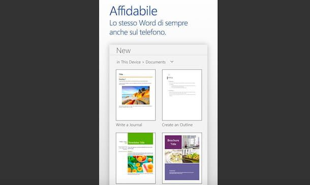 Comment utiliser Word sur mobile