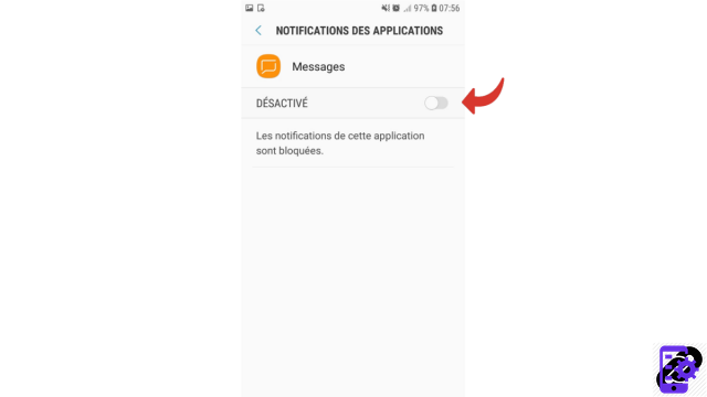 Como ativo as notificações de um aplicativo Android?