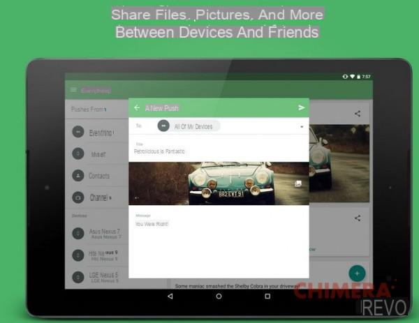 Send large files with Android and iPhone